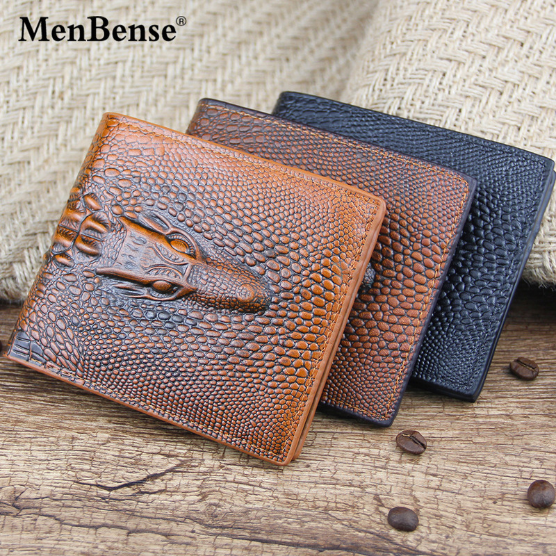 New fashion classic crocodile pattern men's short wallet cheap goods wallet spot wholesale a generation of hair