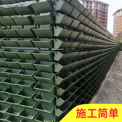 室外園林垂直綠化種植盒植物牆花盆容器掛牆式立體組合種植槽模塊