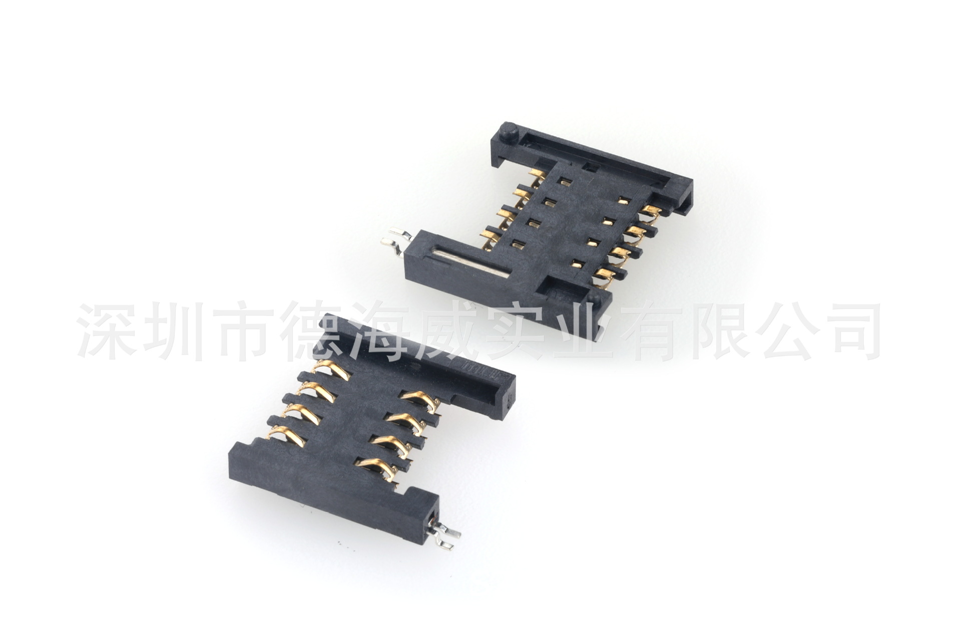 原厂直供MUP-C732 6PIN 8PIN  MINI SIM卡座 带检测开关