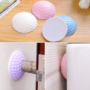 Direct supply sound-absorbing round rubber door handle anti-collision pad mute door rear wall thickened anti-collision strip anti-collision pad