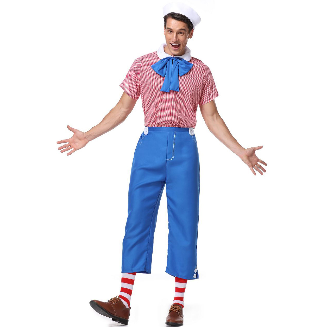 thumbnail image 1 of Disfraces de Halloween 2024 M-XL para niños que juegan con una linda muñeca juguetona COS, disfraz de fiesta de carnaval de payaso de Toy Story, 1 of 4