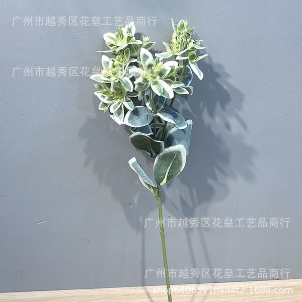 White edge leaf simulation plant green plants wholesale simulation…