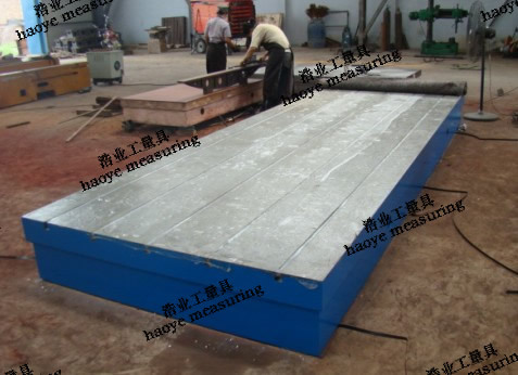 厂家生产铸铁检验平板1500x1500规格1500X2000型号1500X2500
