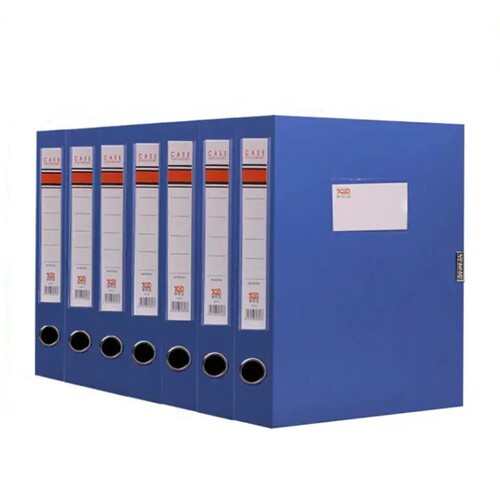 New Star File Box Document Box A4 Paper Storage Plastic Blue Large Capacity File Box