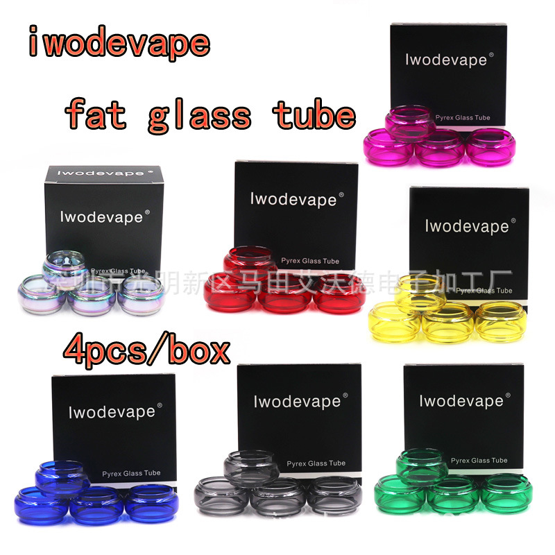 iwodevape accessories 4 pcs/box Big Prince TFV16 fat tube capacity