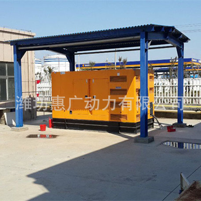 潍柴75KW静音箱柴油发电机组 水产养殖用应急低噪发电机