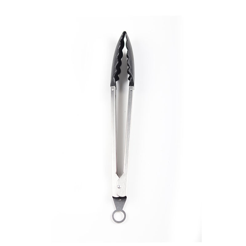 En stock al por mayor clip de comida de nylon de acero inoxidable de 12 pulgadas clip de pan clip de barbacoa clip de hornear clip de bloqueo automático