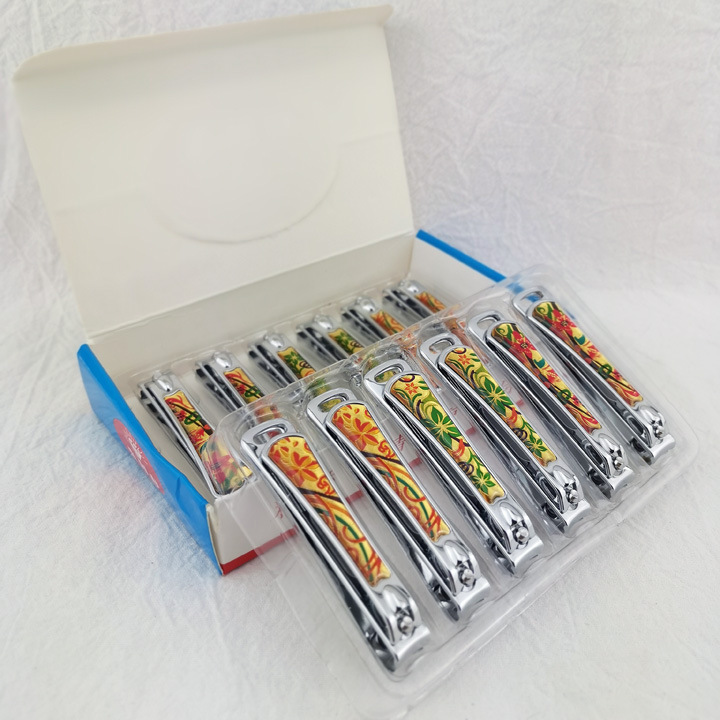 A 054 806 A- 7 cortaúñas de plástico de acero inoxidable cortaúñas para adultos cortaúñas de dos yuanes tienda boutique suministro