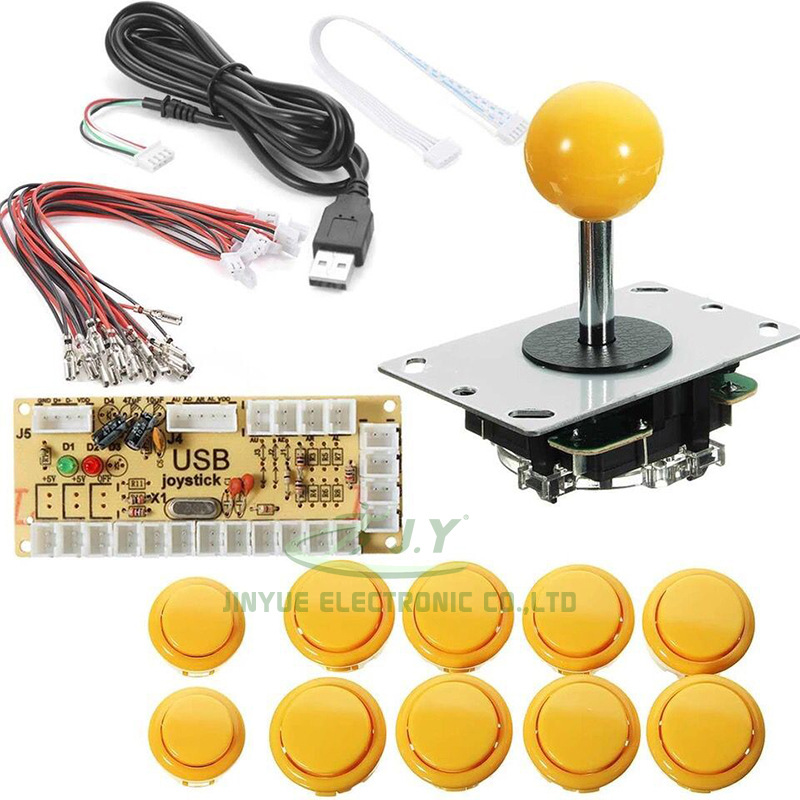 DIY Arcade Rocker kit USB ordenador Juego panel de control tres y Rocker botón accesorios fuente la fábrica