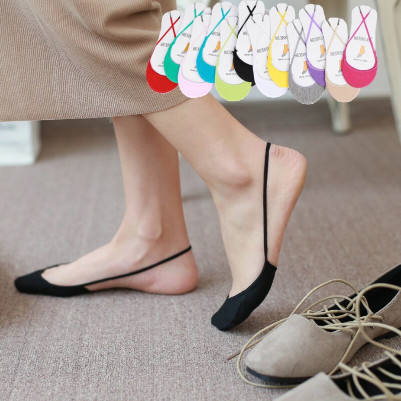 New thin with ladies forefoot suspenders non-slip cotton shallow mouth super invisible boat Socks solid color women's socks wholesale New thin with ladies forefoot suspenders non-slip cotton shallow mouth super invisible boat Socks solid color women's socks wholesale