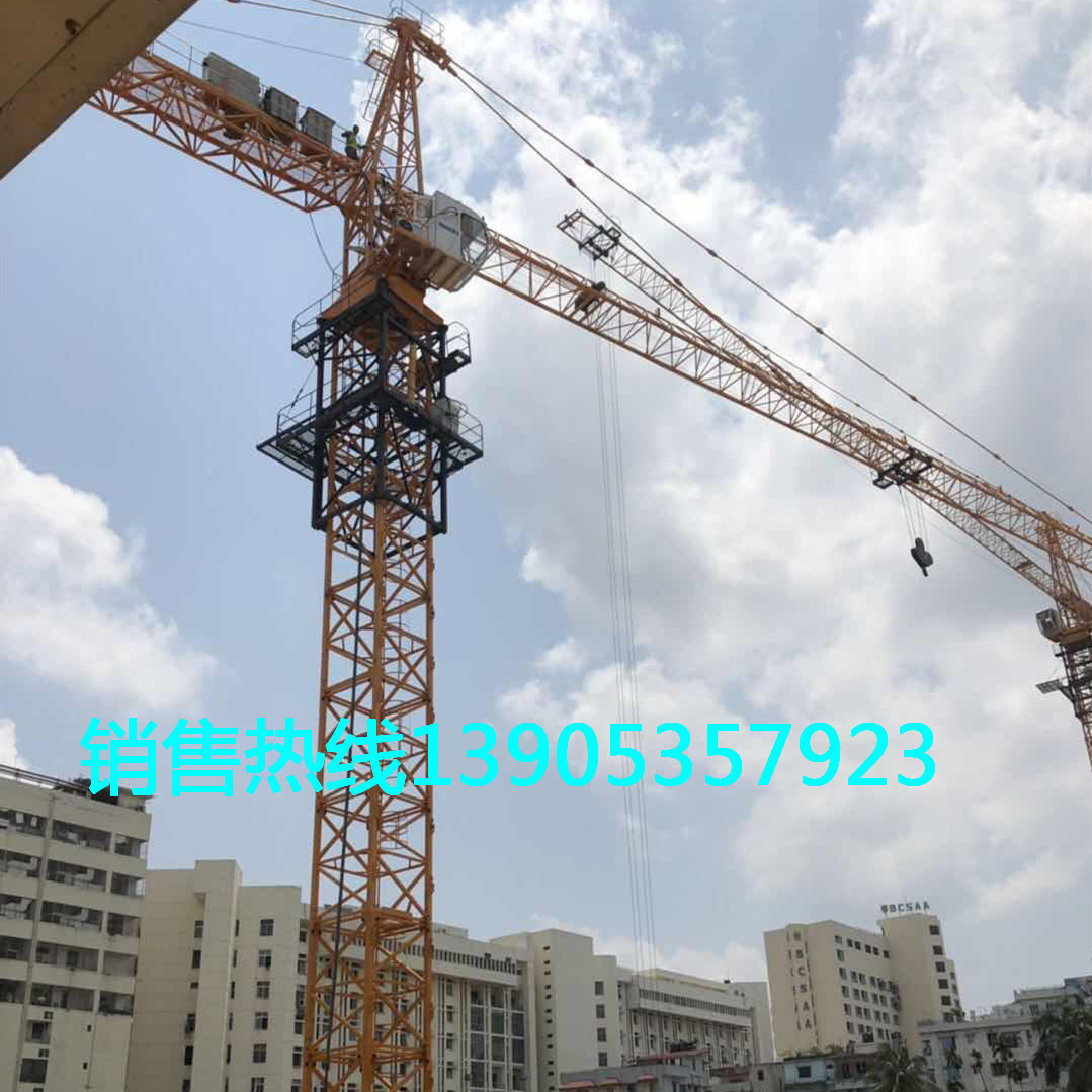 QTZ160塔吊 鸿达160塔机  臂长60米塔吊 10吨塔式起重机乌兹别克