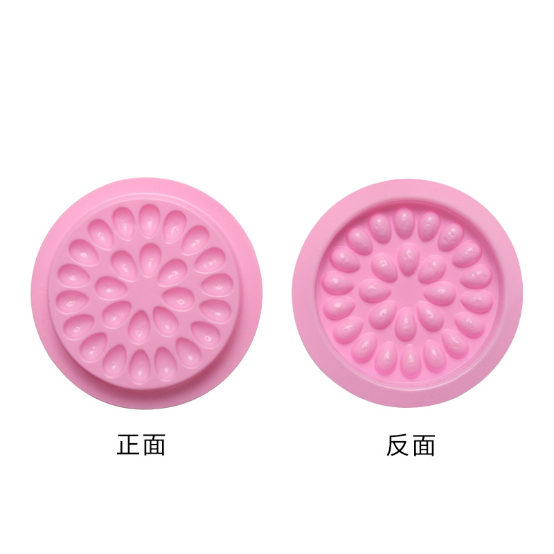 Wholesale Color Grafting Eyelash Tool Small Glue Tray Flower Tray Glue Gasket pvc Auxiliary