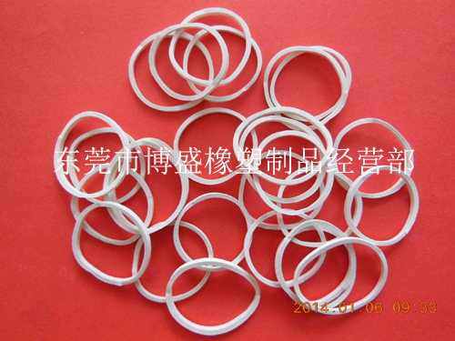白色橡皮筋 白色胶圈 白色橡胶