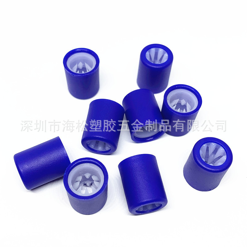 蓝色组装倒刺扣 工厂直销 一次性手腕带扣 标识腕带扣子收纳扣件