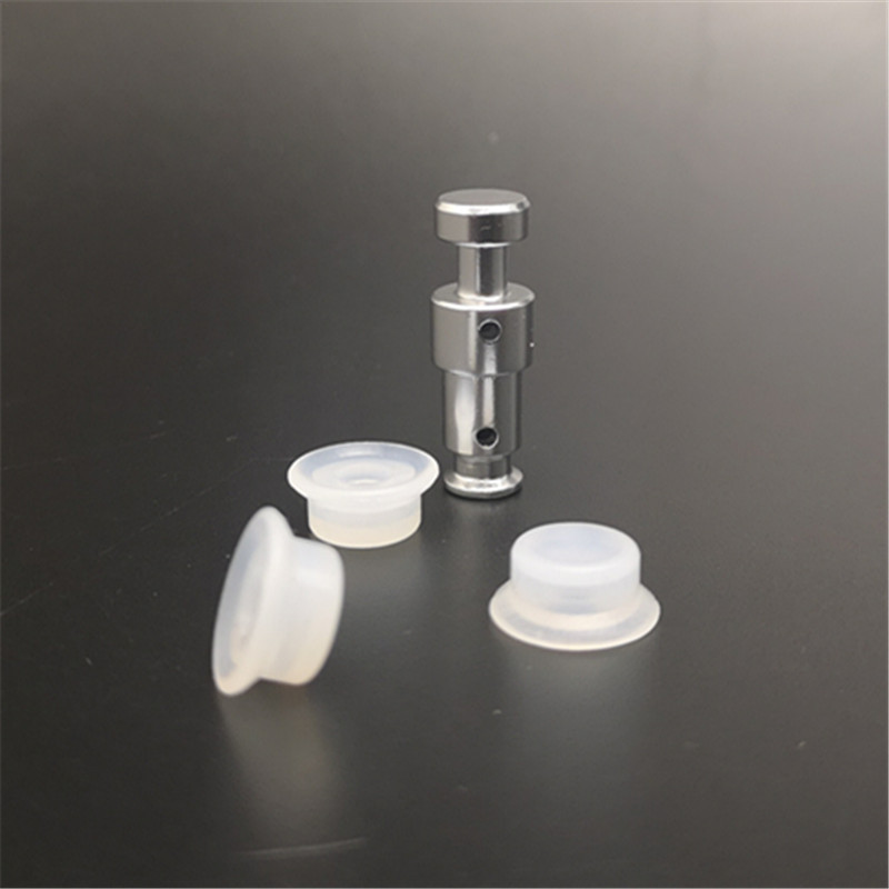 Electric pressure cooker float valve DUO60 silver double-hole aluminum 3.2*0.9*0.8 stop valve 1 float 3 small caps