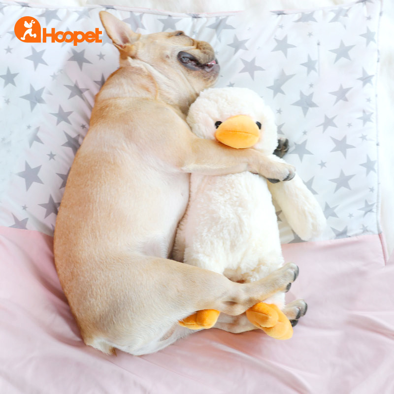 Huayuan Dog Toy Plush Duck with Sound for Teething and Entertainment, Pet Supplies for Teddy and Corgi, Exclusively for Cross-Border Sales