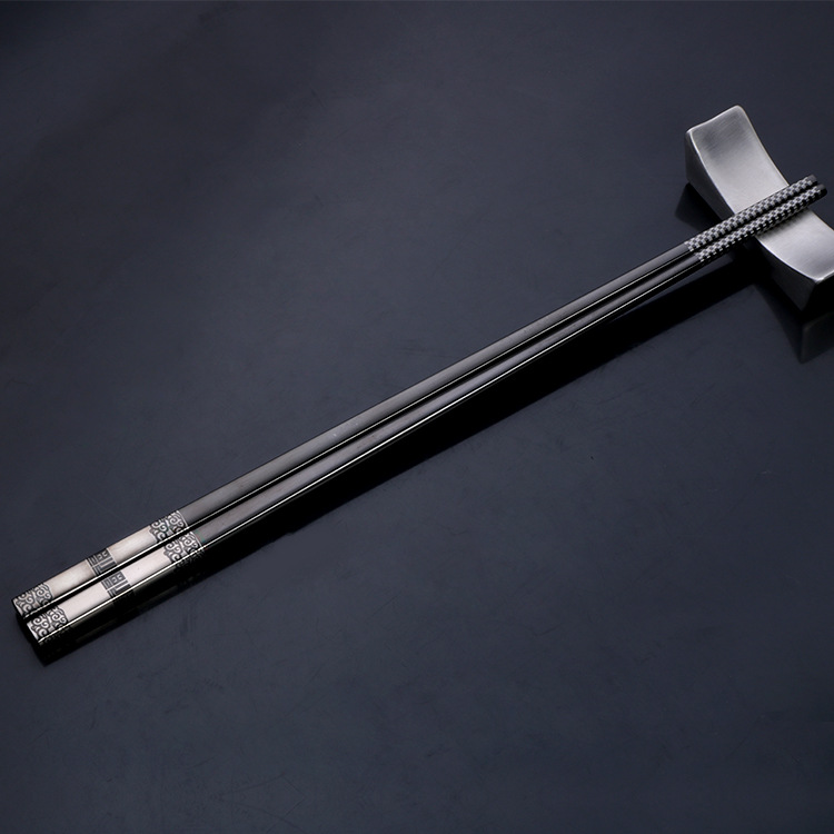 Fu carácter láser Chapado en titanio negro