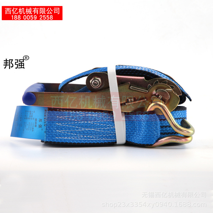 邦强3T货车汽车捆绑带捆绑器 拉紧器货物固定器紧绳器5 8 10 12米
