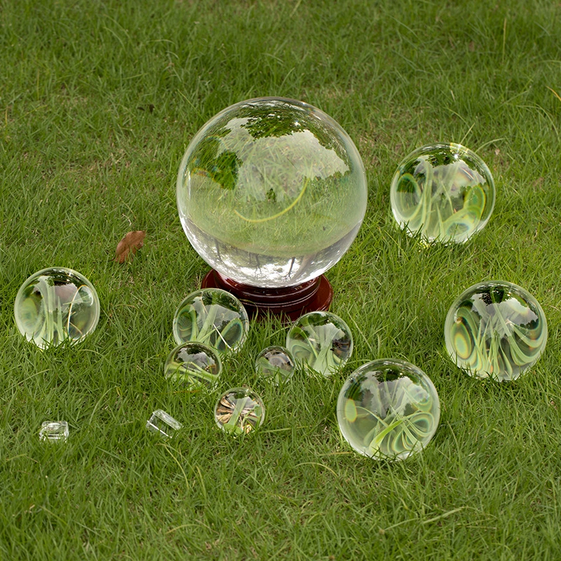 Transparent white crystal, direct factory sales, 3D, for luck, Birthday gift
