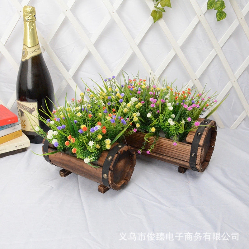 Wedding shooting decoration fake flower kindergarten window layout set simulation flower living room retro crafts ornaments
