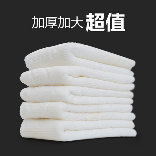 25cm fiber wet towel square towel Western restaurant seafood restaurant hotel disposable hand and mouth wet wipes advertising logo printing