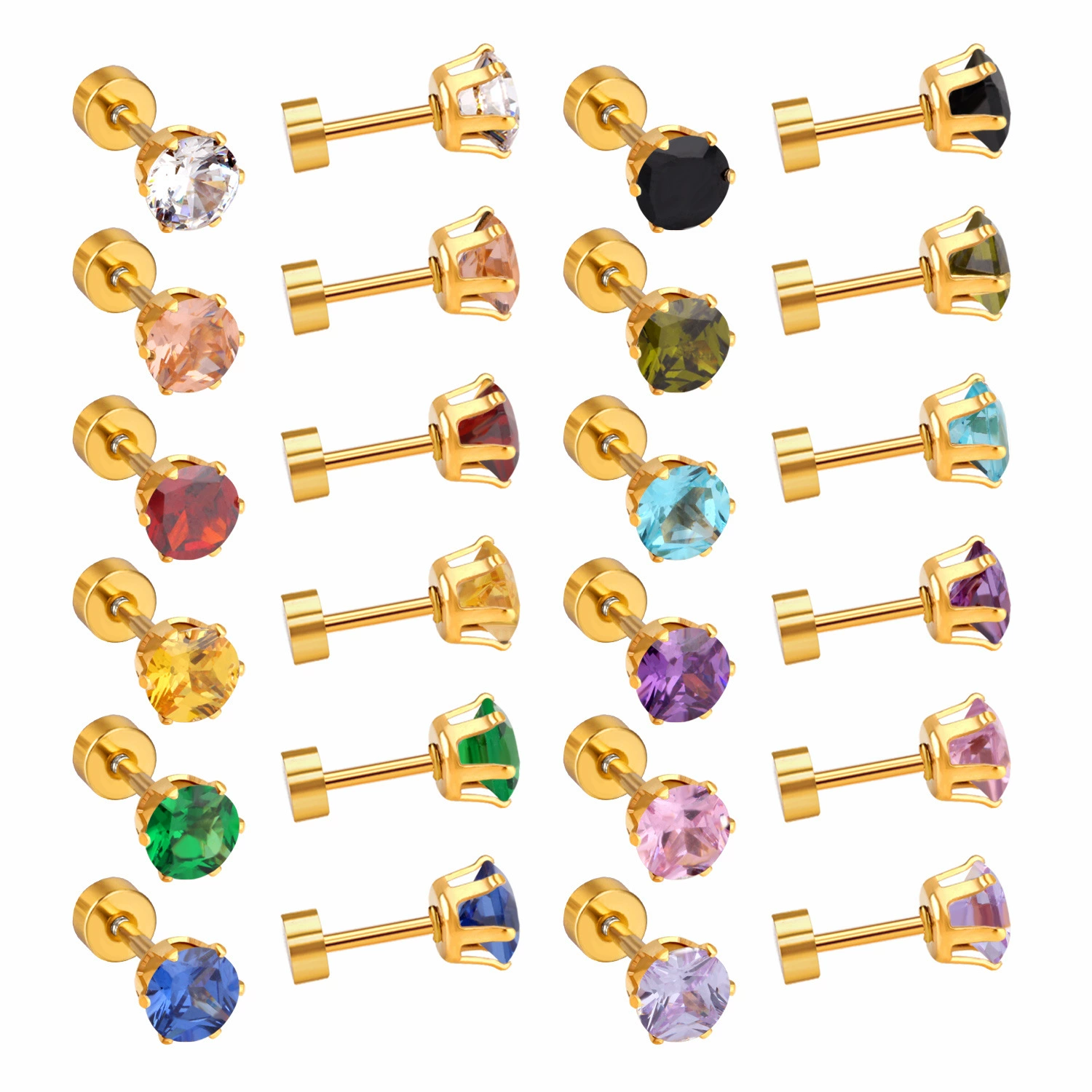 Small design earrings stainless steel, European style, wholesale, trend of season
