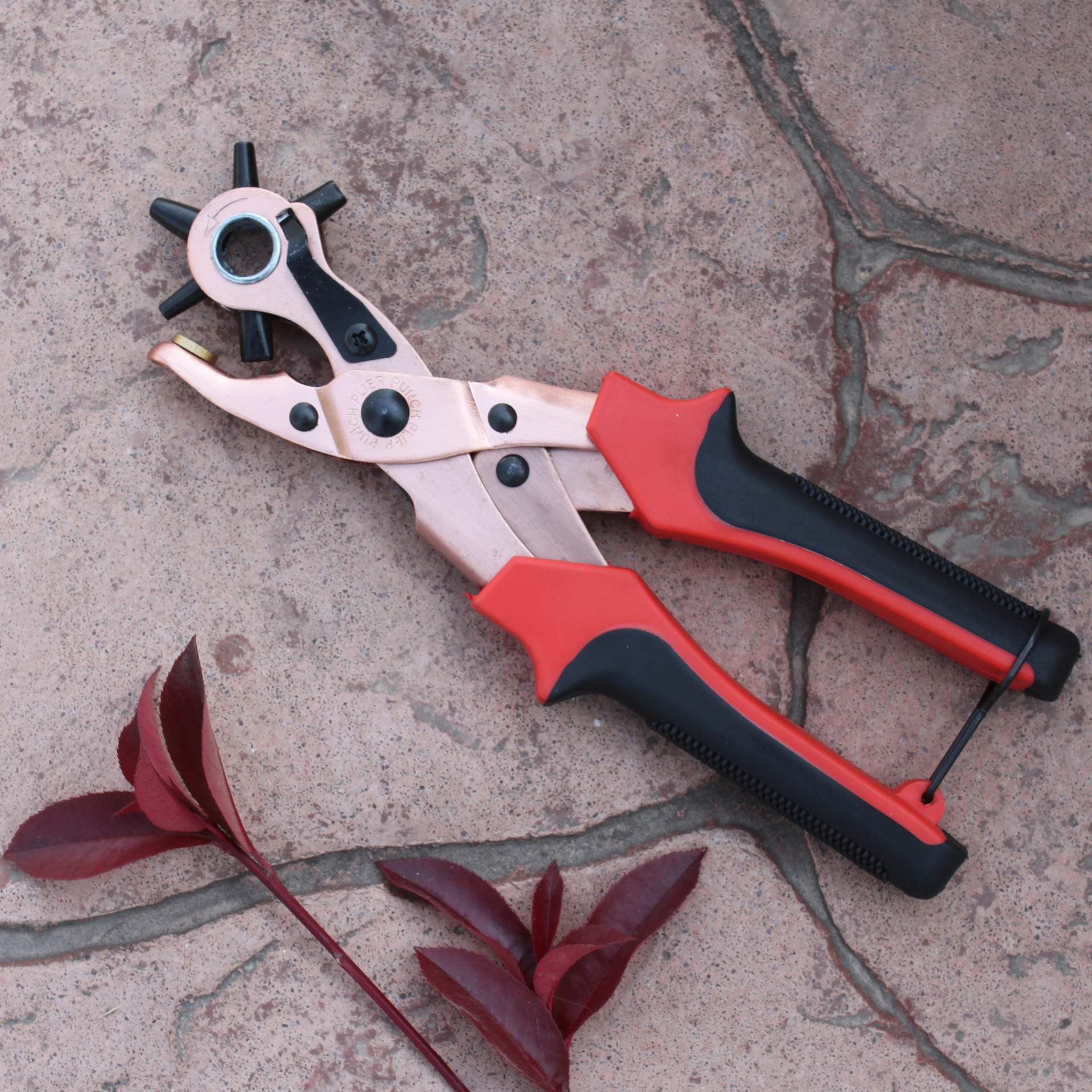 24#加力打孔三合一打孔钳多功能打孔机 加厚打孔机punch