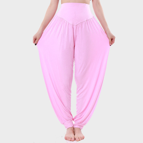 Loose European and American Mosquito-Repellent Lantern Pants Running Pants Modal Fitness Exercise Pants Ankle-Length Wear Slimming