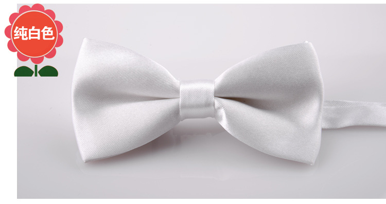 Directo de fábrica color puro pajarita masculina y femenina bebé doble arco rendimiento kindergarten color caramelo al por mayor