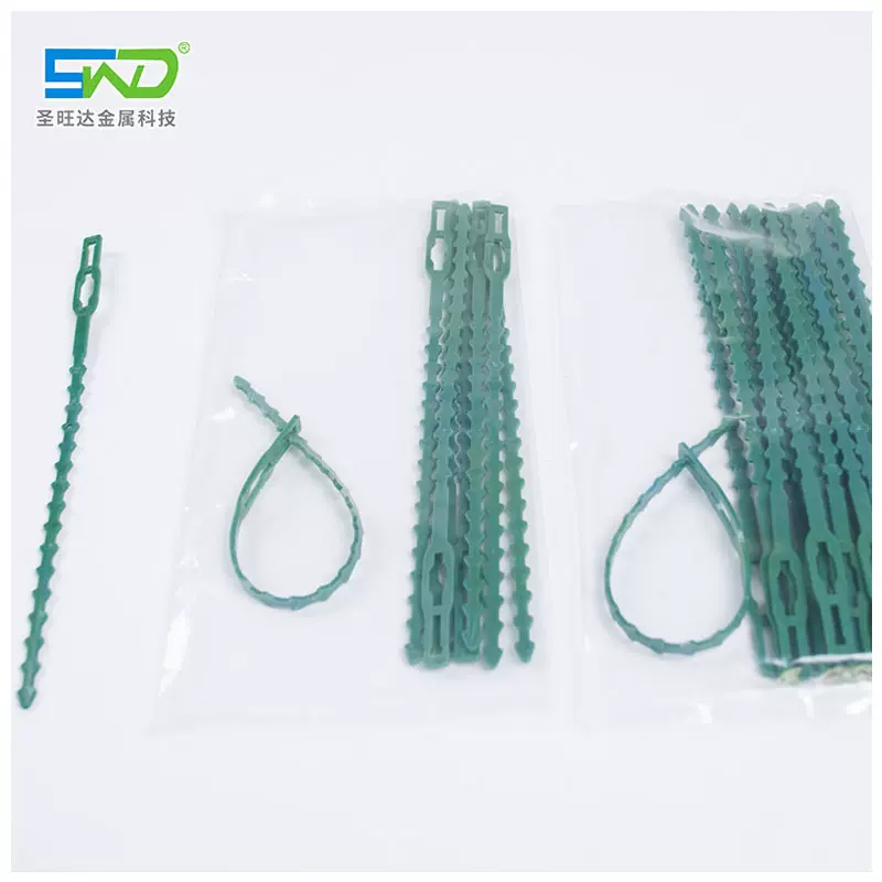 定制园林园艺花园扎带可重复使用绑树带藤蔓攀援植物塑料固定扣