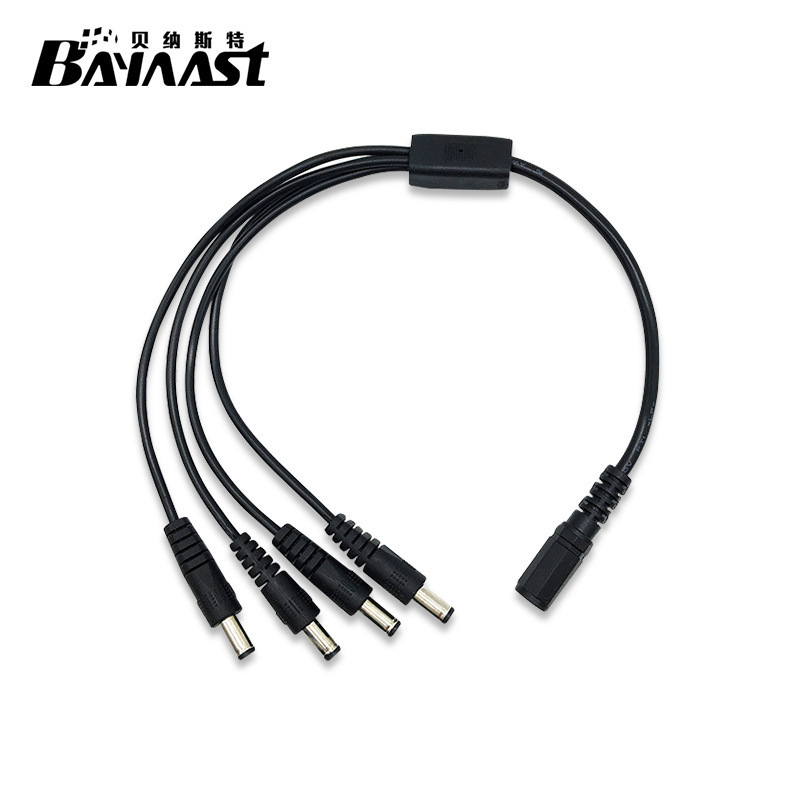 dc one-four monitoring power cord 12V1 drag 4dc line 5.5*2.1 Monitoring Branch Line 1 female 4 male