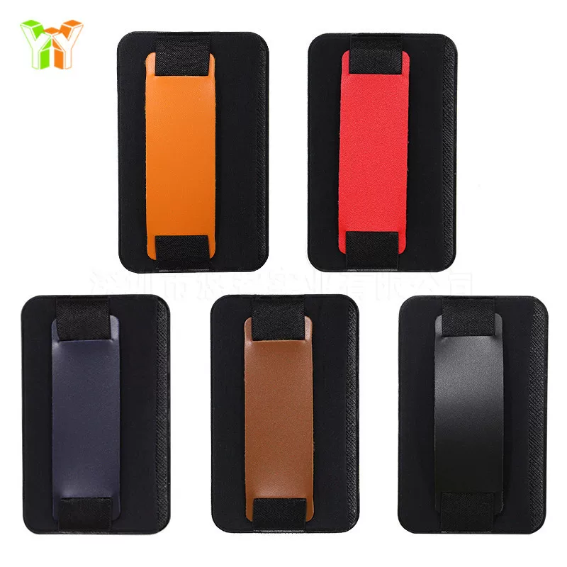 Elastic mobile phone, card holder, tubing, on elastic band