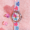 Hyuna colorful little flower watch female middle school student Korean fashion cute girl heart girl candy color fruity watch