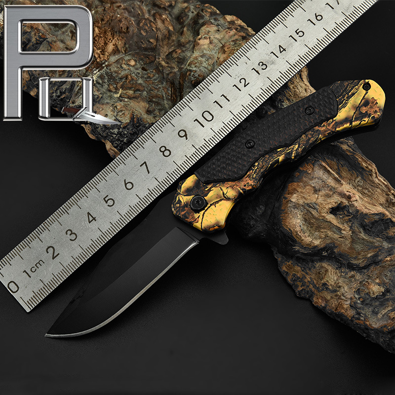 厂家批发户外折刀简约野外求生多功能防身户外刀