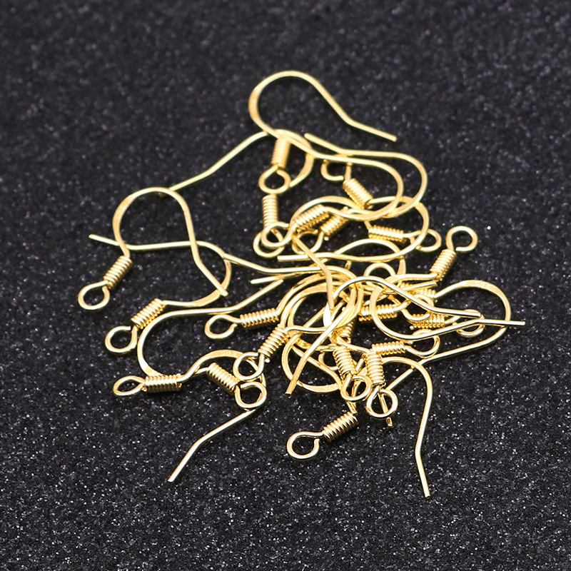 Estilo coreano 925 pendientes de gancho de oreja antialérgico de plata DIY material DIY gancho de oreja material de cobre accesorios de joyería hechos a mano