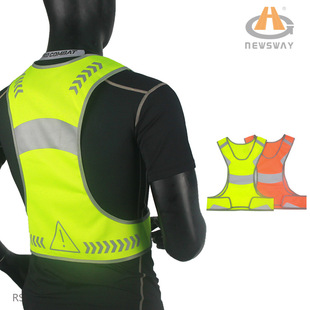 New spot cross-border supply riding protection arrow points to reflective vest night running sports reflective vest