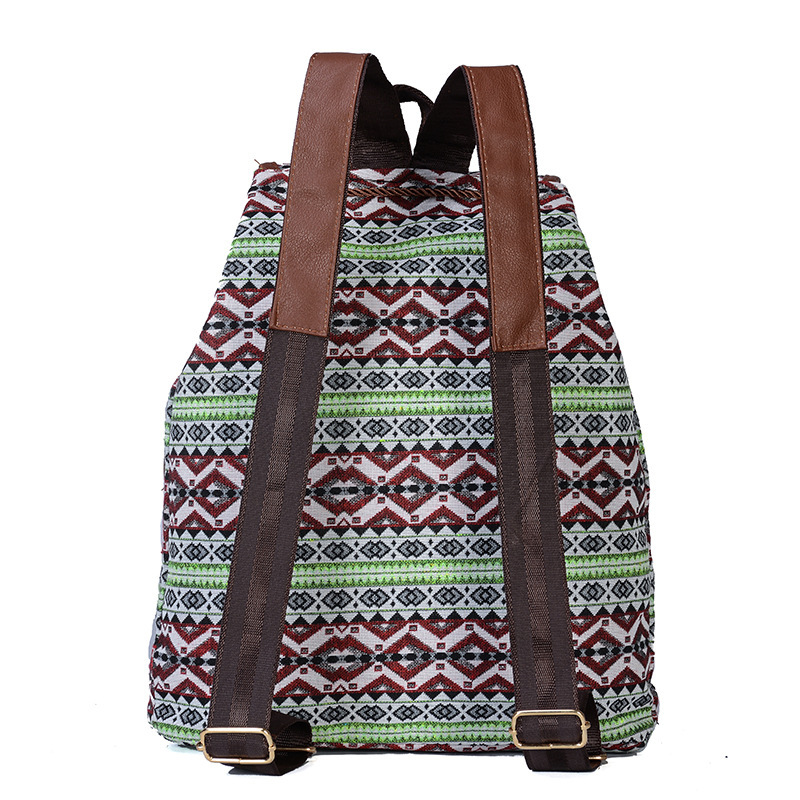 Fábrica expreso Comercio exterior nueva moda mochila europea y americana estilo casual lona mujer mochila moda estilo bolsa de viaje