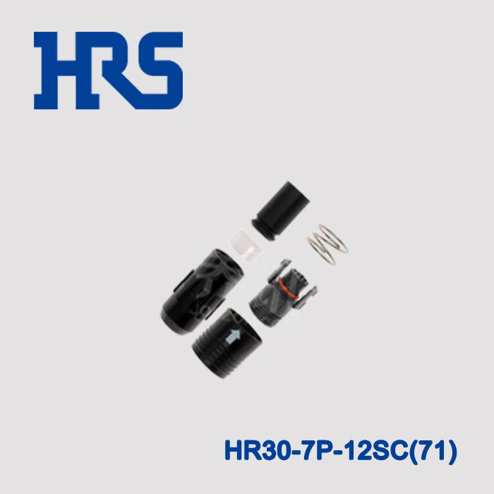 HR30-7P-12SC(71) ��ƷHRS Բ�������� hirose ��ˮ��ͷ����12P