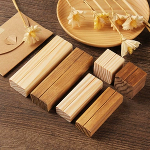 Creative Retro Wood Sticky Notes Clip Clip Message Clip Clip Offic