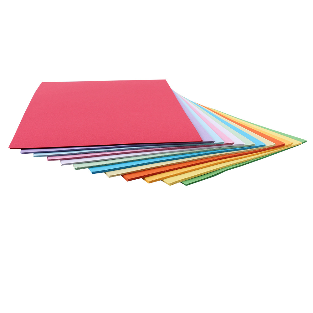 Papel hecho a mano traje plegable A4 hecho a mano papel bricolaje papel de corte color plegable papel plegable material de hoja grande