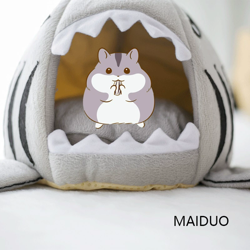 Фабрика прямые волосы мультфильм животное гнездо морская свинка Ежик хомяк зима теплая хижина белка Золотой медведь хлопковое гнездо