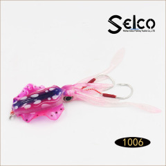 章魚魷魚烏賊餌軟帶夜光帶UV魚餌路亞假餌仿生餌軟餌漁具批發