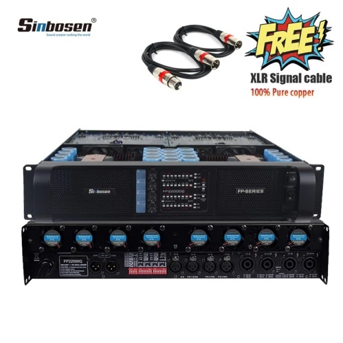 Amplificador de audio de alta potencia de 4 canales amplificador de potencia profesional adecuado para amplificador de etapa de subwoofer de 21 pulgadas