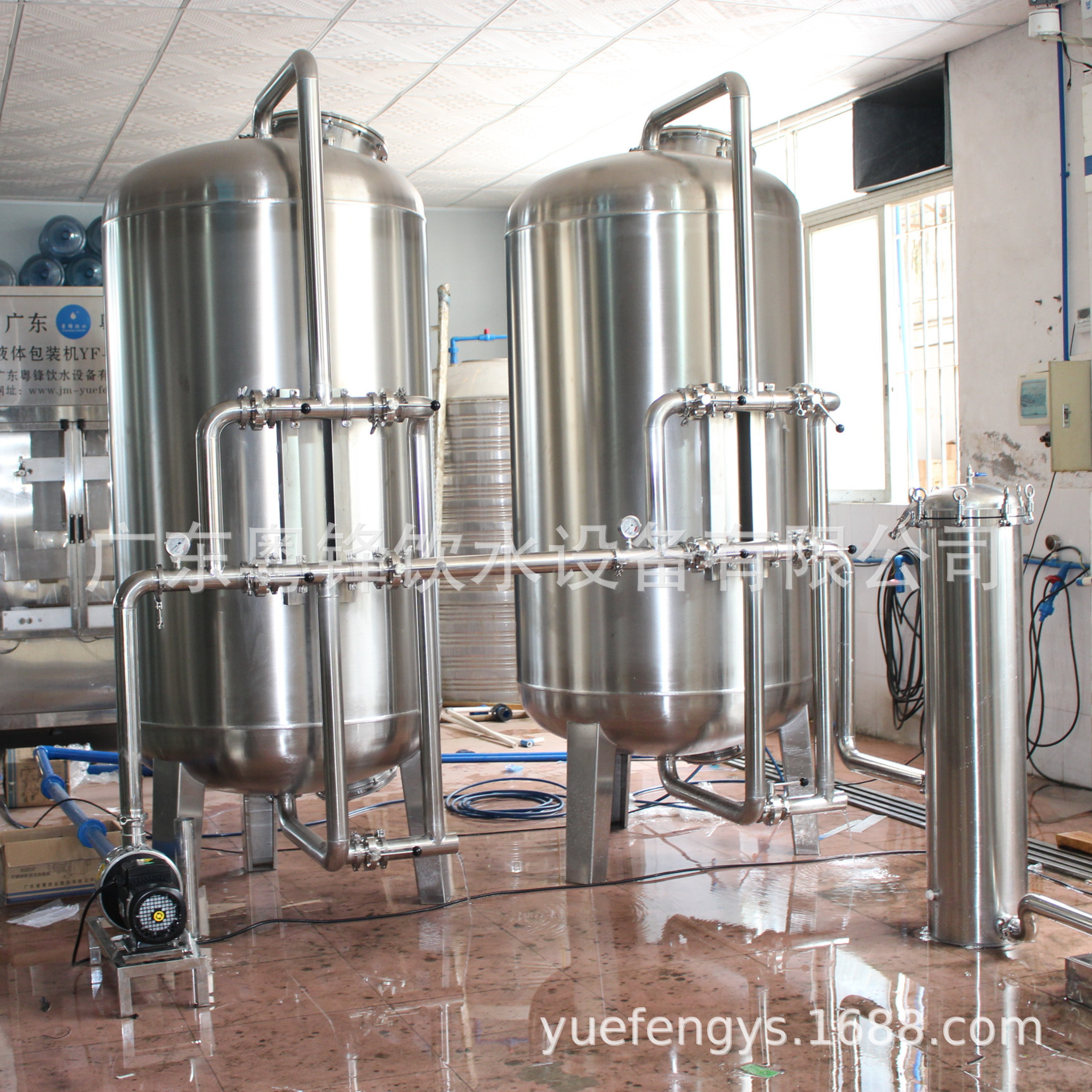 厂家直供不锈钢预处理器  石英砂 活性炭预处理设备