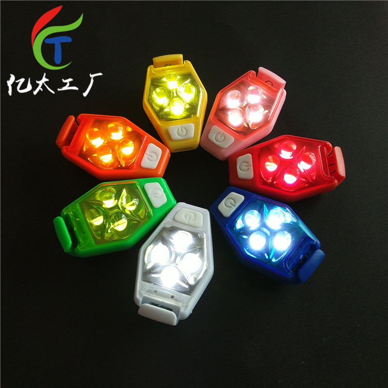 LED luminous shoes clip light outdoor night running light riding decorative warning light outdoor luminous shoe clip running light