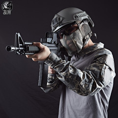 Wolf Warrior ZL-V16 upgraded extended ear protection half-face protective wire mask outdoor riding tactical protective mask