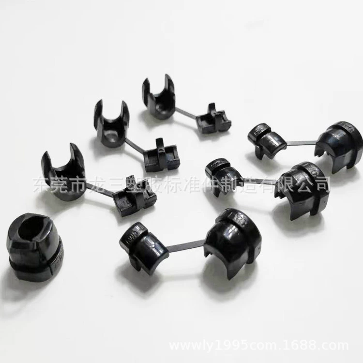 Заводская доморощенная Пряжка линии питания Longthree 2P-4 4N-4 шасси Порт фиксированная Пряжка прозрачный Белый Черный