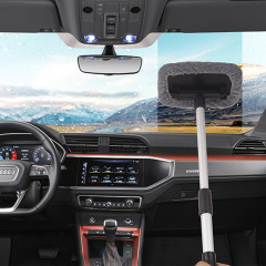 Aluminum alloy telescopic pole car windshield brush car window brush car glass wiper windshield wonder