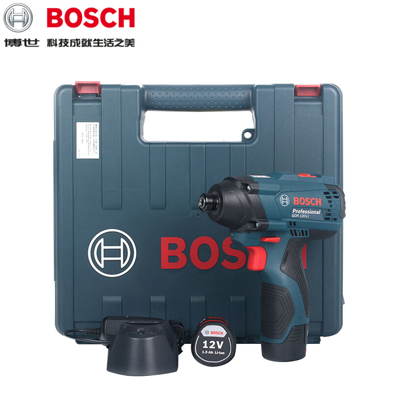 博世GDR120-LI锂电冲击起子机12V充电式电动螺丝刀家用电动工具