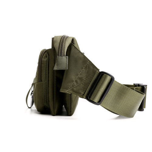 Factory direct sales new large-capacity waist bag for men and women, multi-layered anti-theft waist bag, personal cash register bag, coin purse